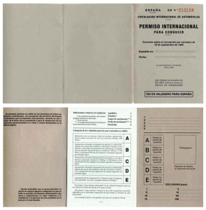 carnet de conducir internacional