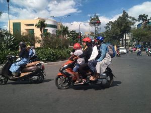 el transporte en Vietnam